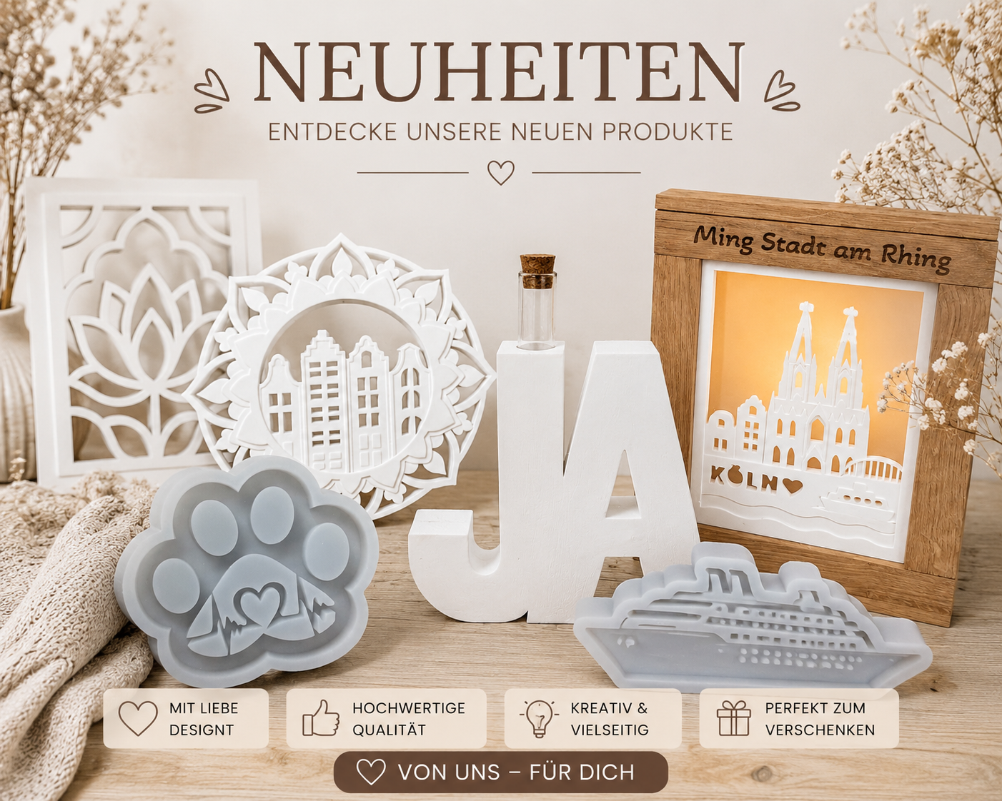 Neuheiten Silikonformen