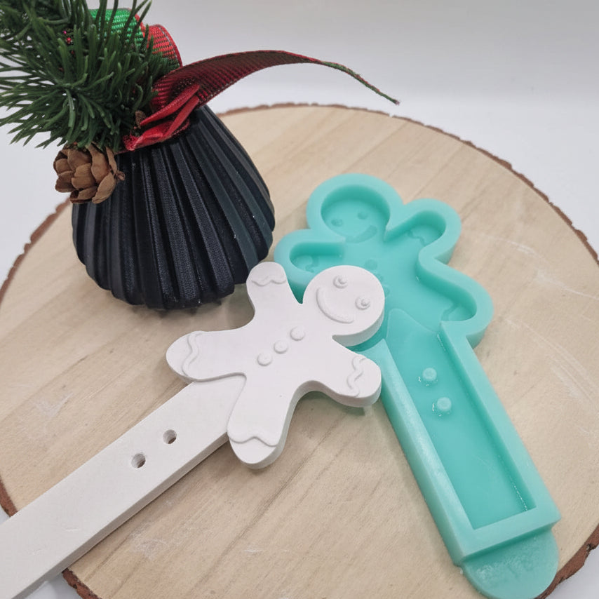 Silikonform Gießform Lebkuchenmann Geldgeschenk