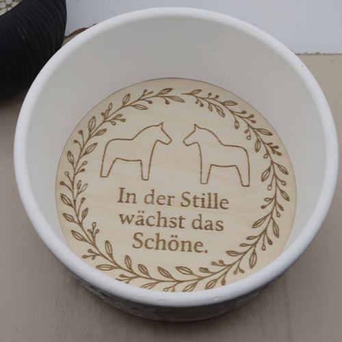 Laserschnitt Dalapferd aus Holz passend für Dalapferdring und Dalapferdschale – dekoratives Holzelement für skandinavische Deko und kreative DIY Projekte