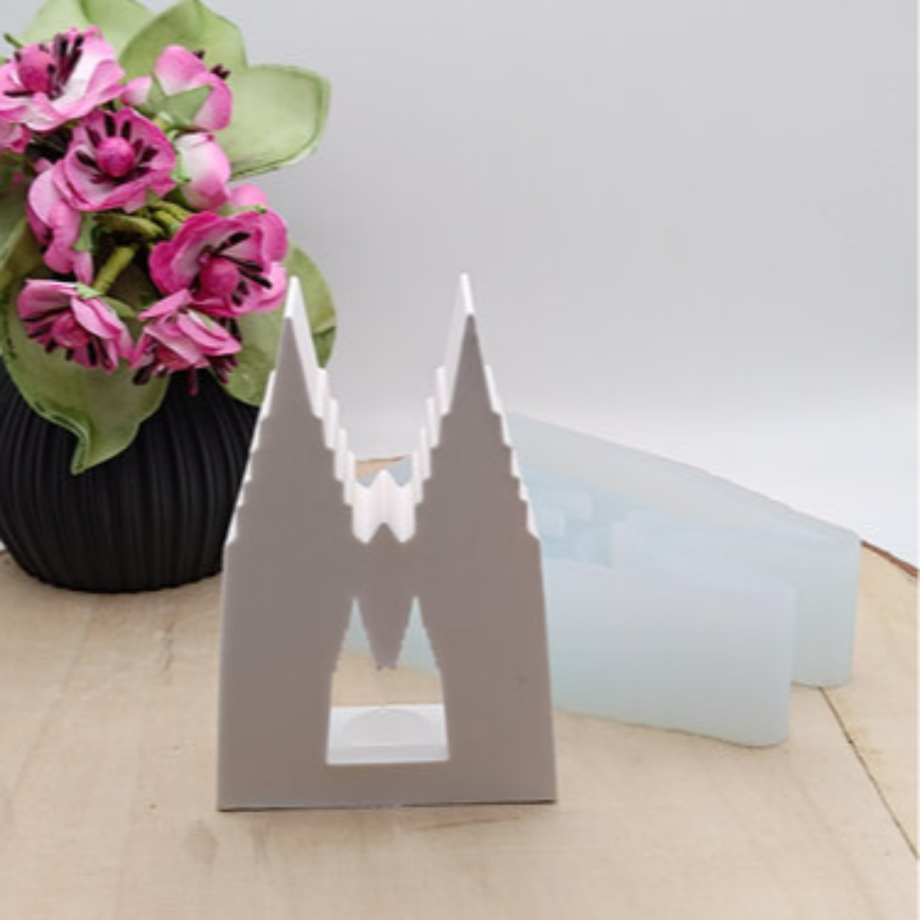 Silikonform Ballonlicht Kölner Dom mit Dom Motiv für Raysin, Beton, Gips und Keramikpulver – dekorative Gießform für Köln Deko, Leuchtdeko und kreative DIY Projekte