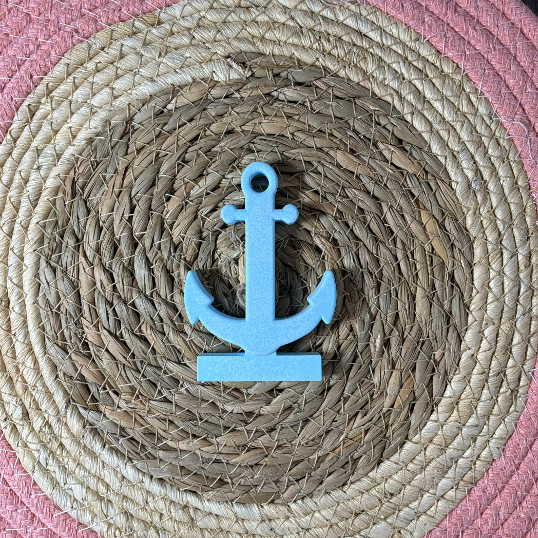 Anker Einstecker aus Silikonform als maritime Tischdeko für Serviettenständer aus Raysin oder Beton