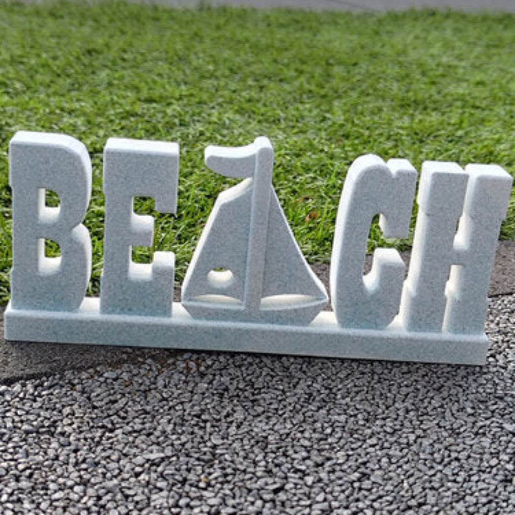 Gegossene Beach Deko aus Raysin mit Silikonform Gießform als kreative DIY maritime Strand Dekoration und Geschenkidee für Sommer und Zuhause