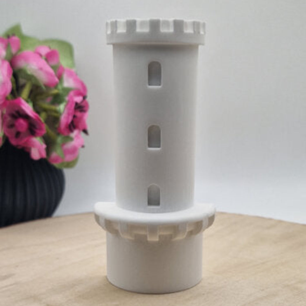Gegossene Bielefeld Sparrenburg aus Raysin mit Silikonform Gießform als kreative DIY Stadt Deko und Geschenkidee für Bielefeld Fans
