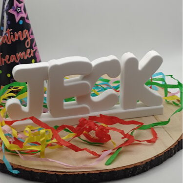 Silikonform Gießform Schriftzug JECK