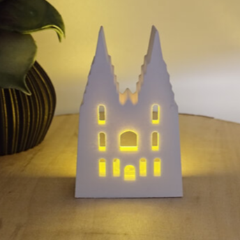 Silikonform Gießform Ballonlicht Mini Köln Dom