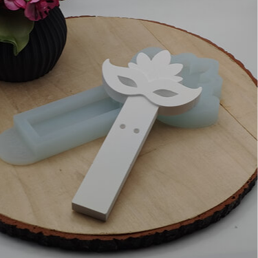 Silikonform Gießform Geschenkanhänger Maske