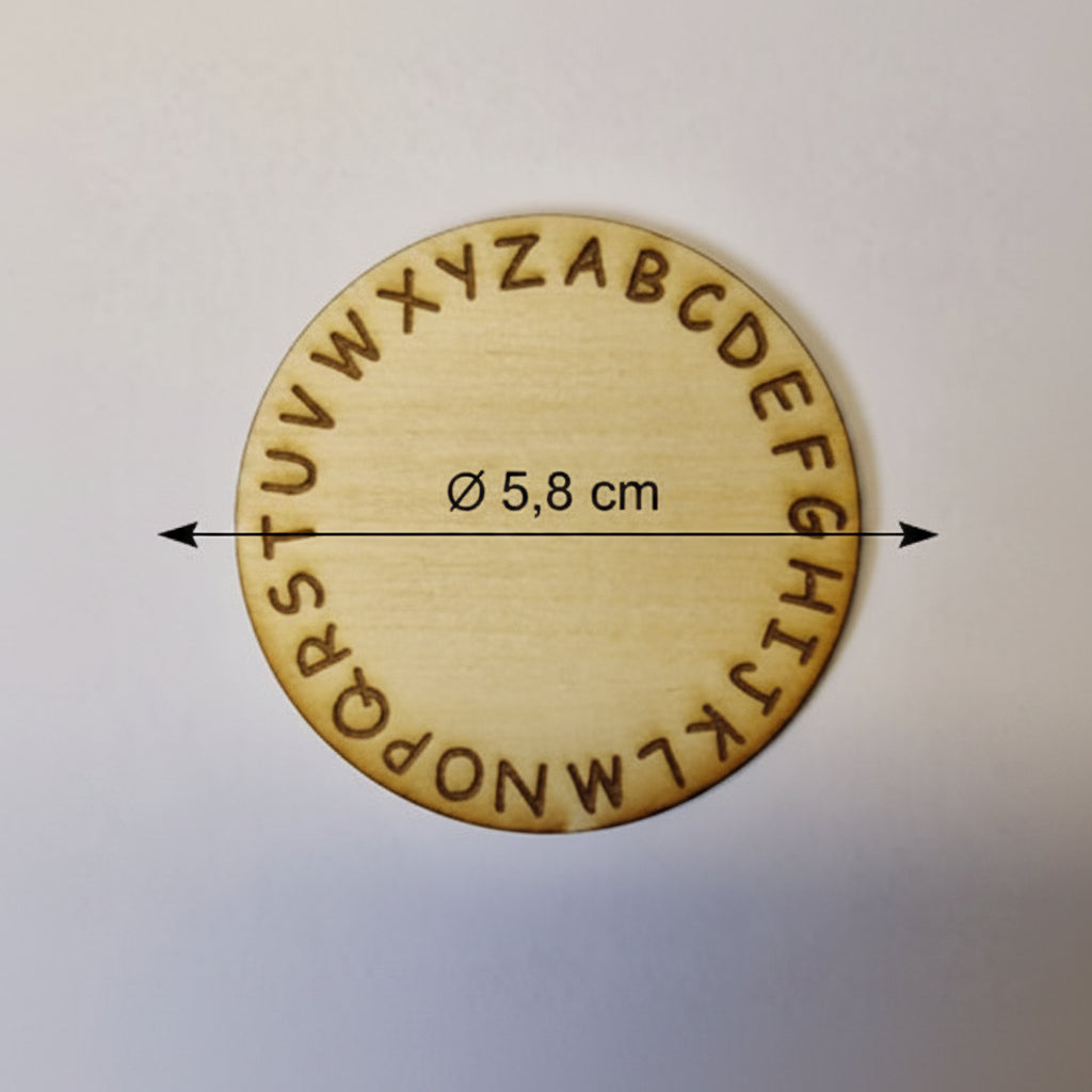 Einschulung Dekoration aus Holz für Dekoteller und Geburtstagsteller als liebevolle Erinnerung an den ersten Schultag