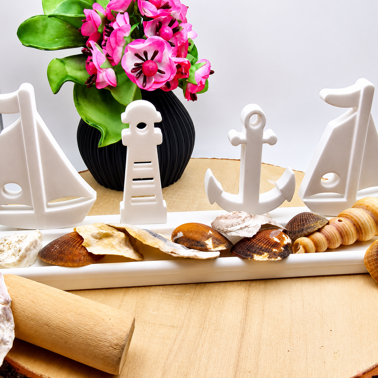 Dekorative Einstecker Halterung aus Raysin für kreative DIY Dekoration, Geschenkideen und moderne Wohndekoration