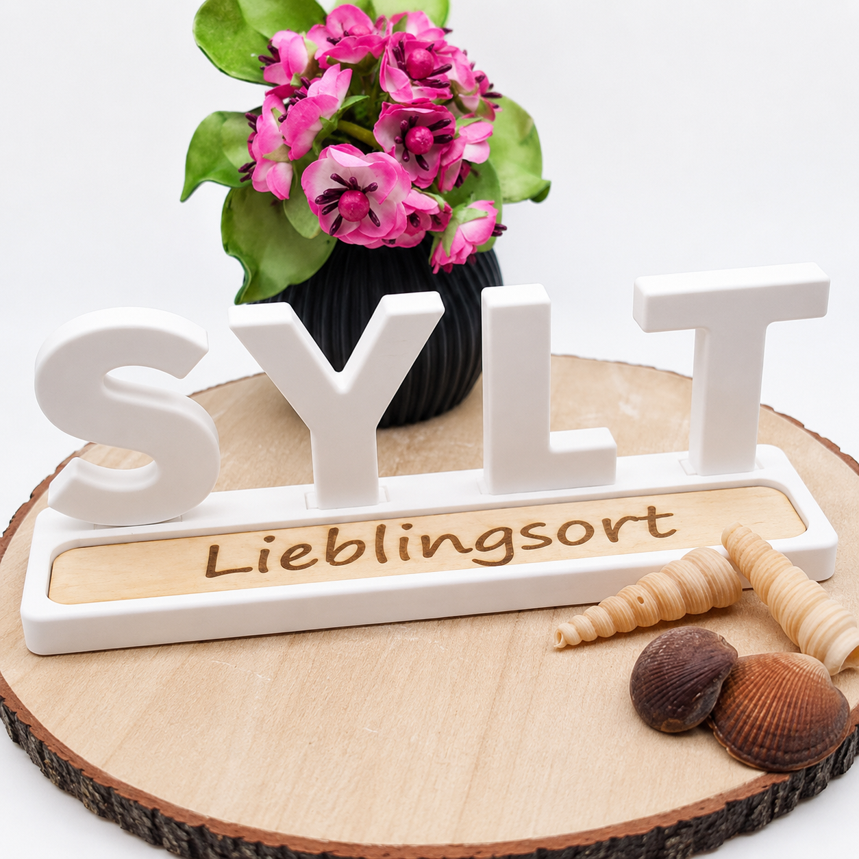 SYLT Einstecker aus Raysin als maritime Dekoration für Blumenarrangements, Küstendeko, Inseldeko und kreative DIY Dekoideen
