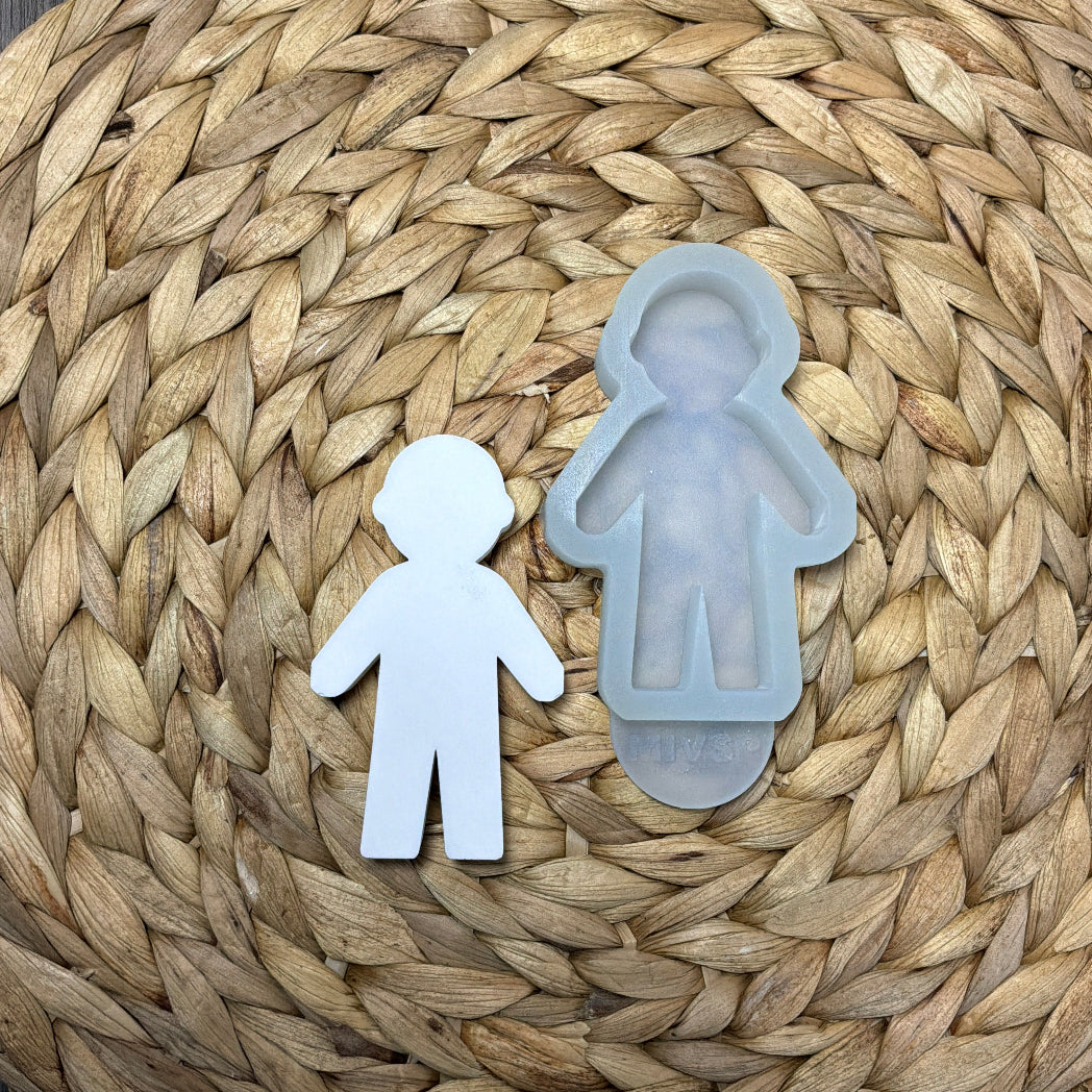 Familien Figuren Set aus Raysin als moderne Familiendekoration für Zuhause, Geschenkideen und persönliche Erinnerungsstücke