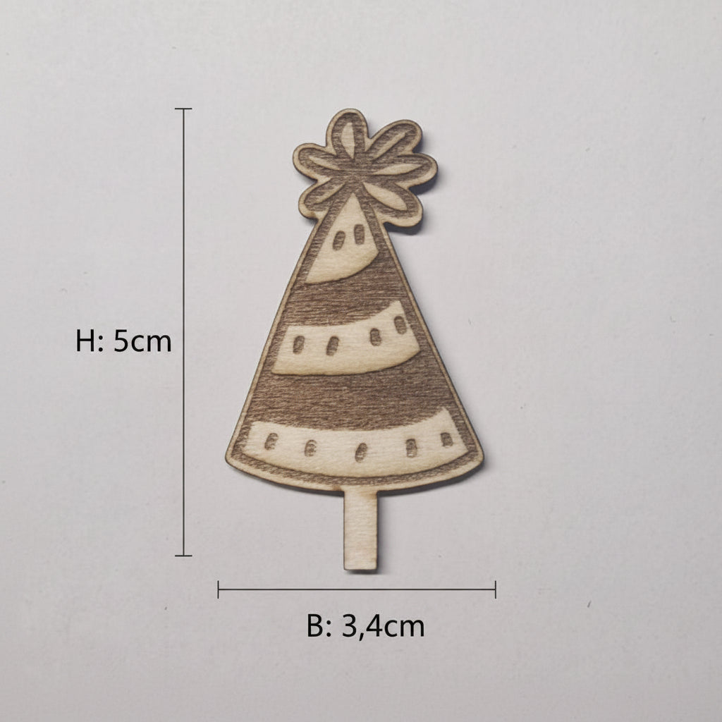 Geburtstag Holzdeko als Kreativbeispiel für Dekoteller, Geburtstagsteller und persönliche DIY Geburtstagsdeko.