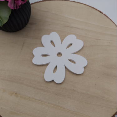 Gießform Blume Anhänger aus Silikon für Frühlingsdeko, Geschenkdeko und kreative DIY Projekte