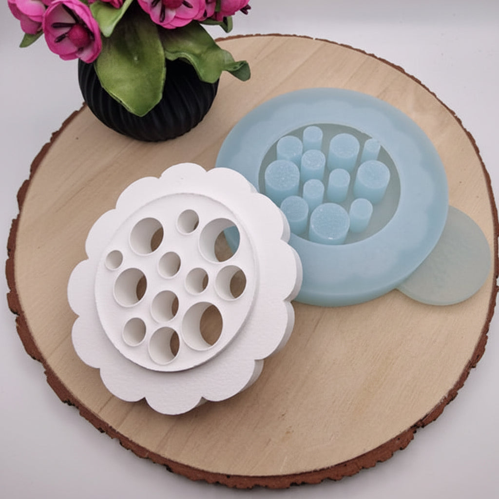 Gießform Blumenretter Nr. 1 aus Silikon für dekorative Gießprojekte, Geschenkdeko und moderne DIY Deko
