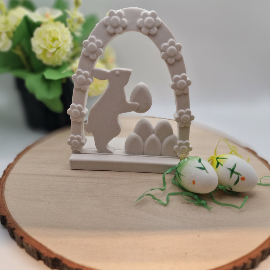 Gießform Einschieber Osterbogen aus Silikon für Osterdeko, Frühlingsdeko und kreative DIY Projekte