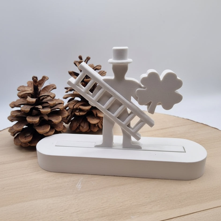 Gießform Einschieber Schornsteinfeger aus Silikon für Glücksdeko, Geschenkdeko und kreative DIY Projekte