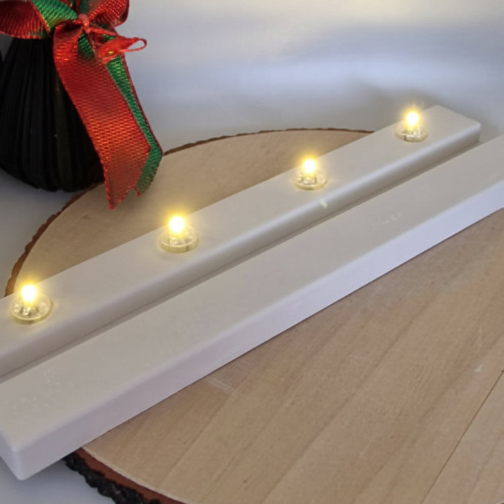 Gießform Lichterbogen Glück Auf für DIY Weihnachtsdeko, Tischdeko und stimmungsvolle Wohn-Deko