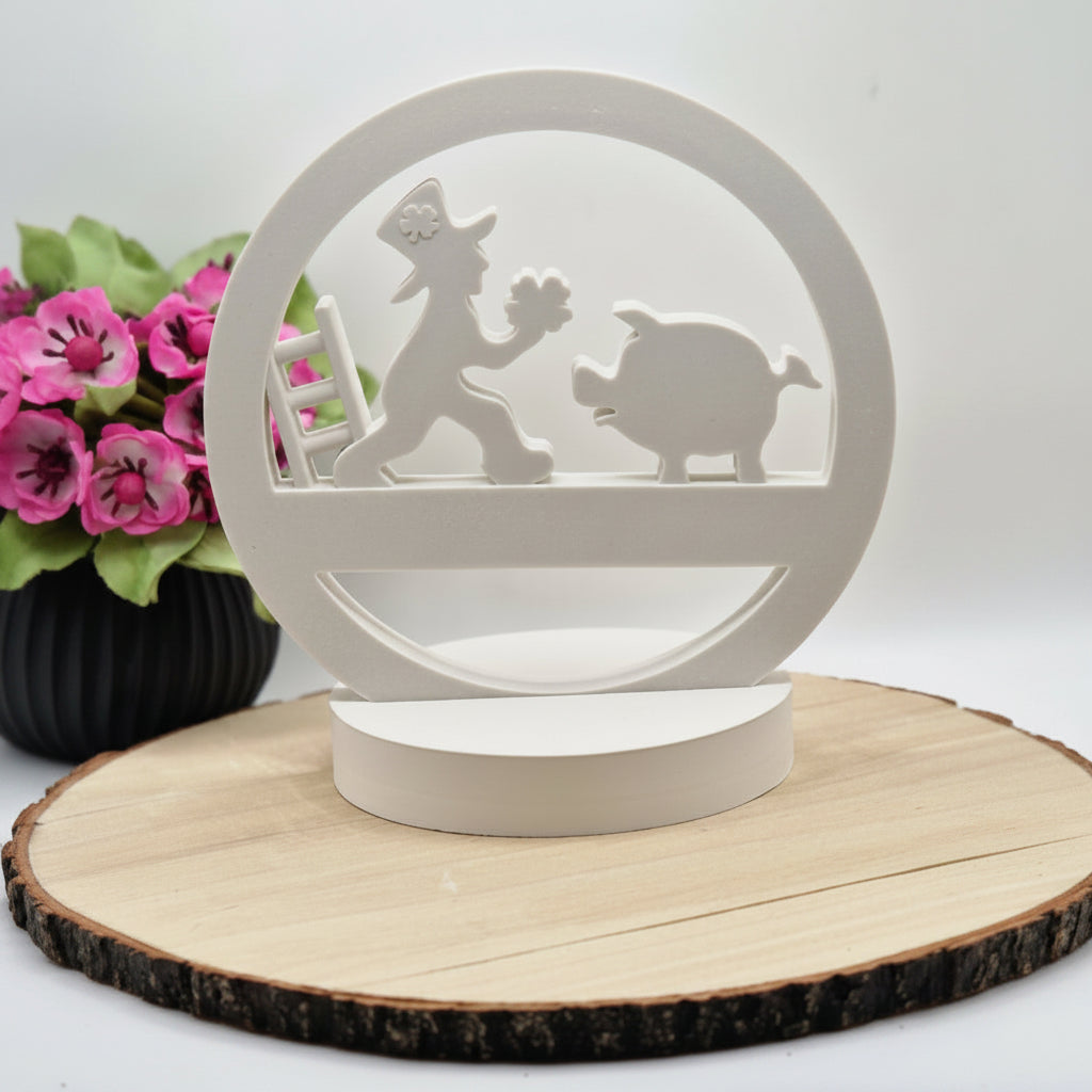 Gießform Loop Glück aus Silikon für Glücksdeko, Geschenkdeko und kreative DIY Projekte