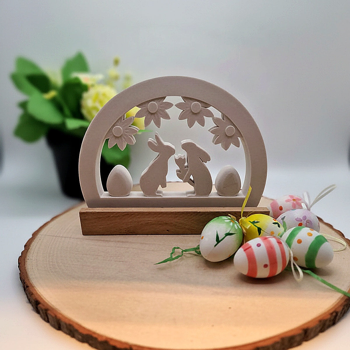 Gießform Loop Ostern aus Silikon für Osterdeko, Frühlingsdeko und kreative DIY Projekte