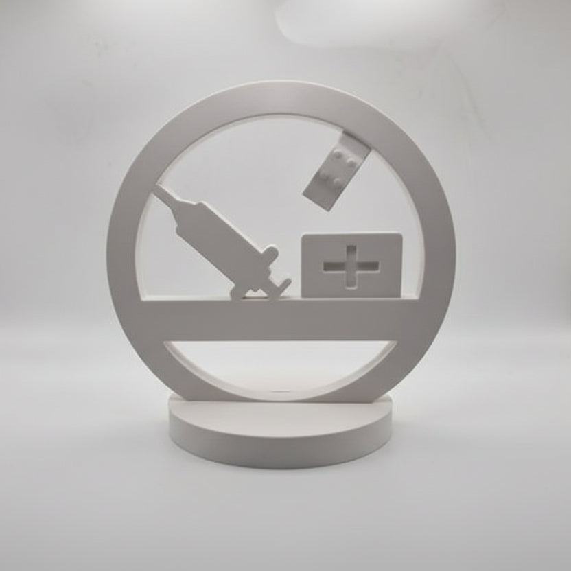 Gießform Loop Ständer aus Silikon für kreative Deko-Projekte mit Raysin, Beton oder Keramikpulver