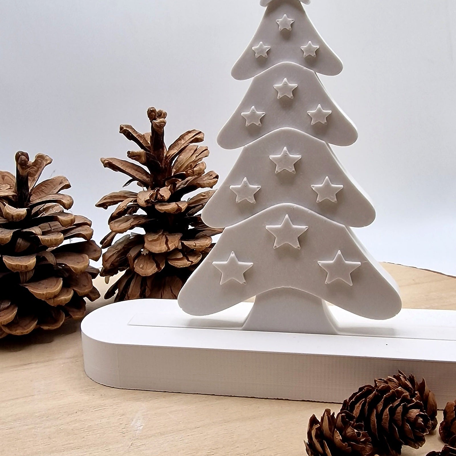 Gießform Tannenbaum Einschieber aus Silikon für festliche DIY Weihnachtsdeko, Tischdeko und Geschenkideen