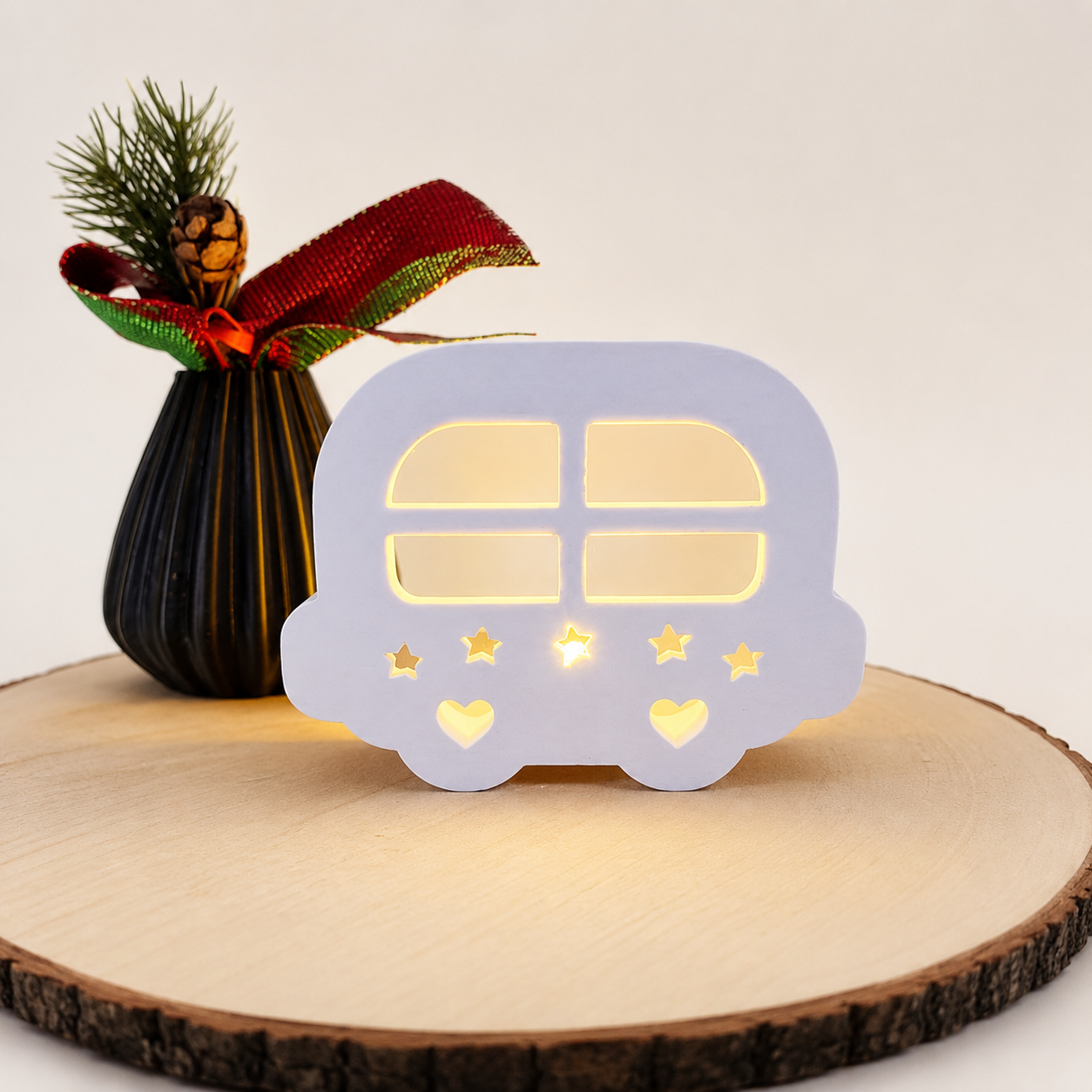 Gießform Wagon für stimmungsvolle Lichterdeko, Wohn-Deko und kreative DIY Projekte