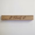 Gravierte Klötzchen Karneval aus Holz im 7er Set für kreative Karnevalsdeko, Tischdeko und DIY Geschenkideen.
