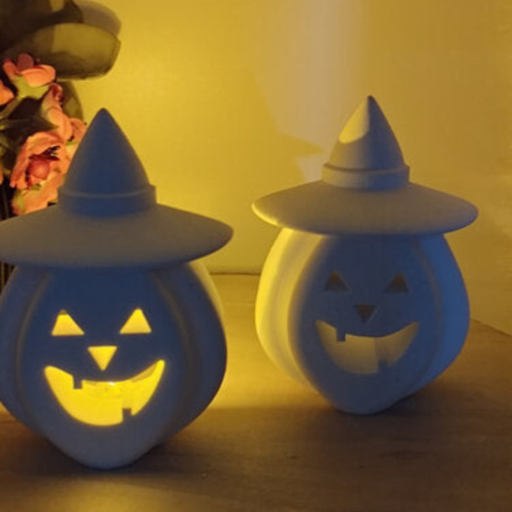Halloween Kürbis 2in1 zum Selbergießen mit Raysin als kreative DIY Deko für Herbst, Halloween und moderne Dekorationsprojekte