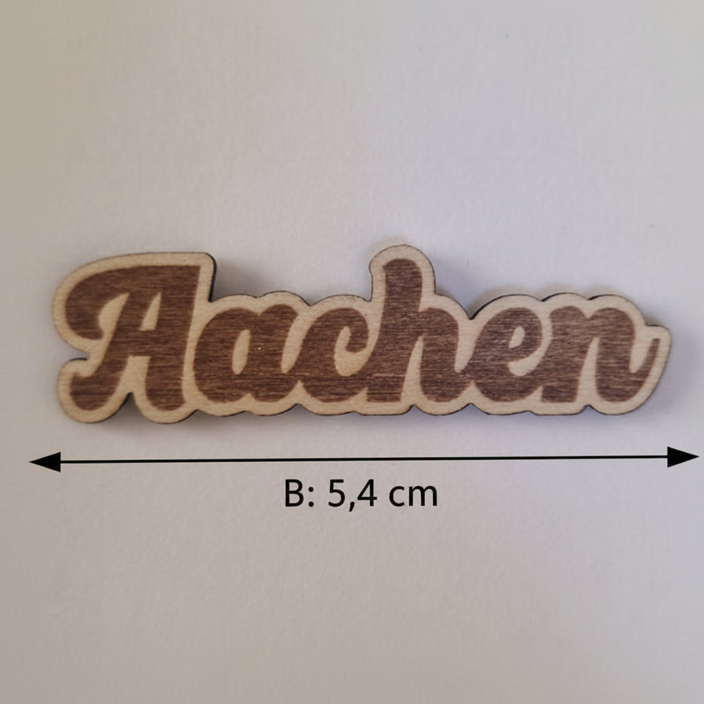 Städte Silhouetten aus Holz als dekorative Laserschnitt Motive für kreative Wohn- und Geschenkdekoration