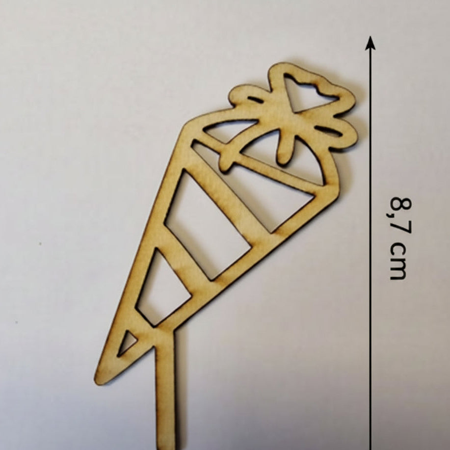Schule Holzmotiv für Schulanfang Deko auf Dekoteller, Geburtstagsteller und kreative DIY Projekte