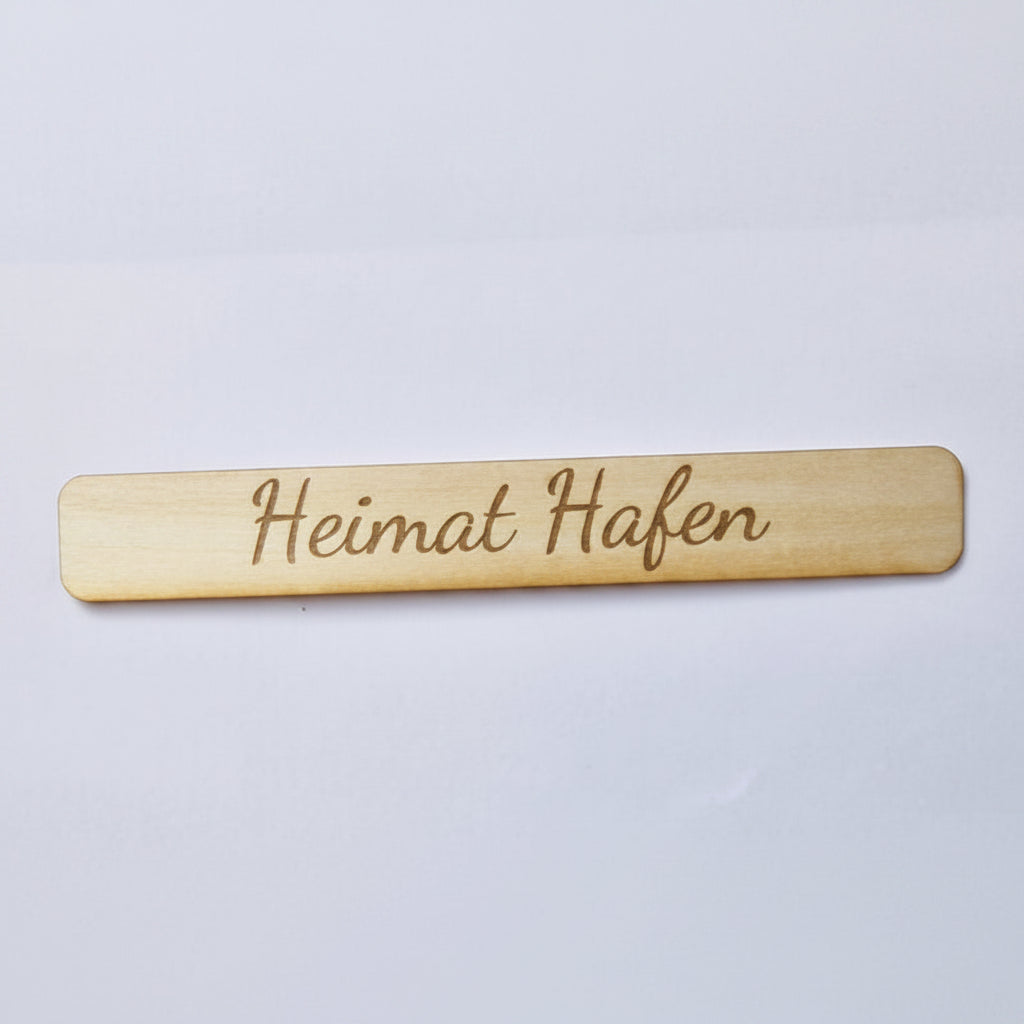 Holz Sprüche für Wohndekoration als Laserschnitt für moderne Wohnaccessoires und Geschenkideen