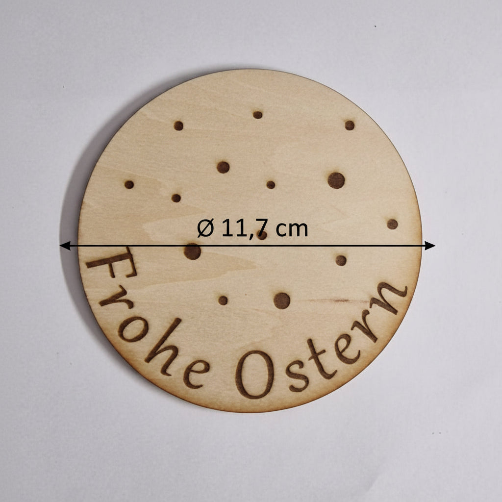 Lasergeschnittener Holzuntersetzer als dekoratives Accessoire für Tischdekoration, Wohnaccessoires und kreative DIY Ideen