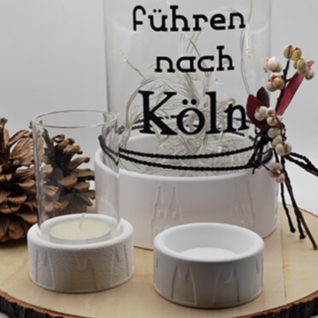 Detailansicht der Silikonform Schale Kölner Dom mit Struktur für kreative Gießprojekte aus Raysin, Beton, Gips und Keramikpulver
