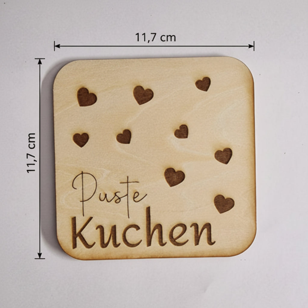 Dekorative Holzuntersetzer aus 2 mm Holz als Laserschnitt für moderne Tischdekoration, Geschenkideen und kreative DIY Projekte