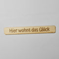 Laserschnitt Sprüche aus 2 mm Holz für Einschieber und Einstecker Halterungen – dekorative Holzschriftzüge für kreative DIY Dekoration