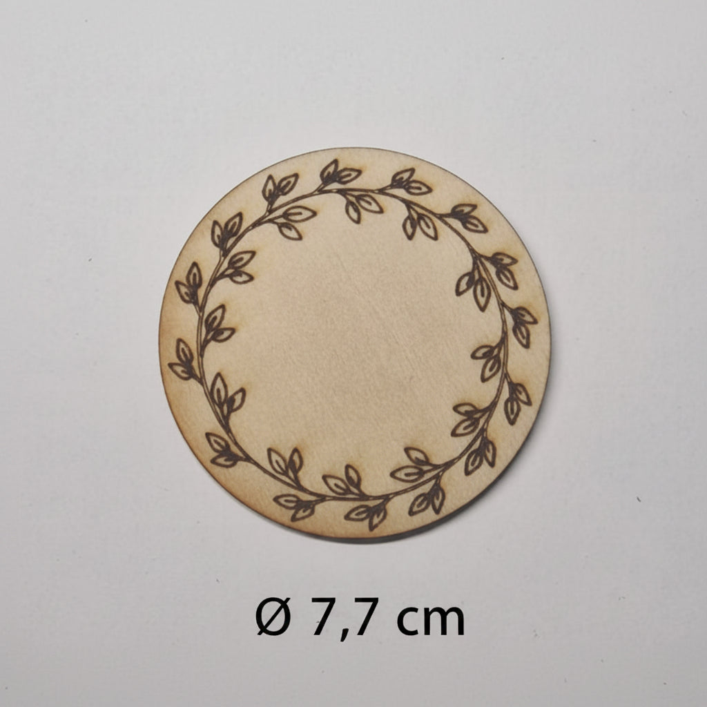 Laserschnitt Verschiedenes Holzmotive aus 2 mm Holz für Geburtstagsteller, Dekoteller und moderne DIY Deko.