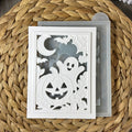 Silikonform Laterne Geist zum Gießen mit Raysin, Beton, Gips, Keramikpulver und Resin für schaurig-schöne Halloween-Dekoration.