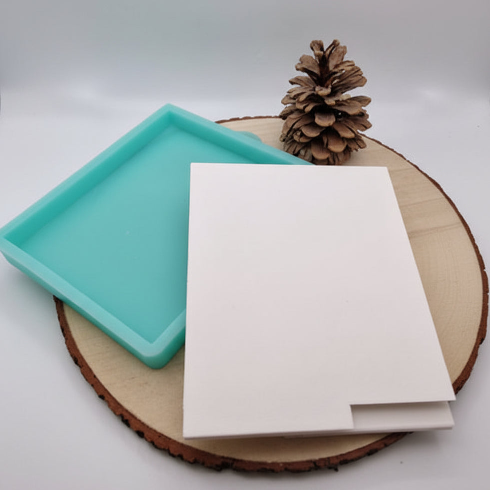 Lebkuchenhaus Silikonform Gießform für kreative DIY Weihnachtsdeko aus Raysin oder Beton