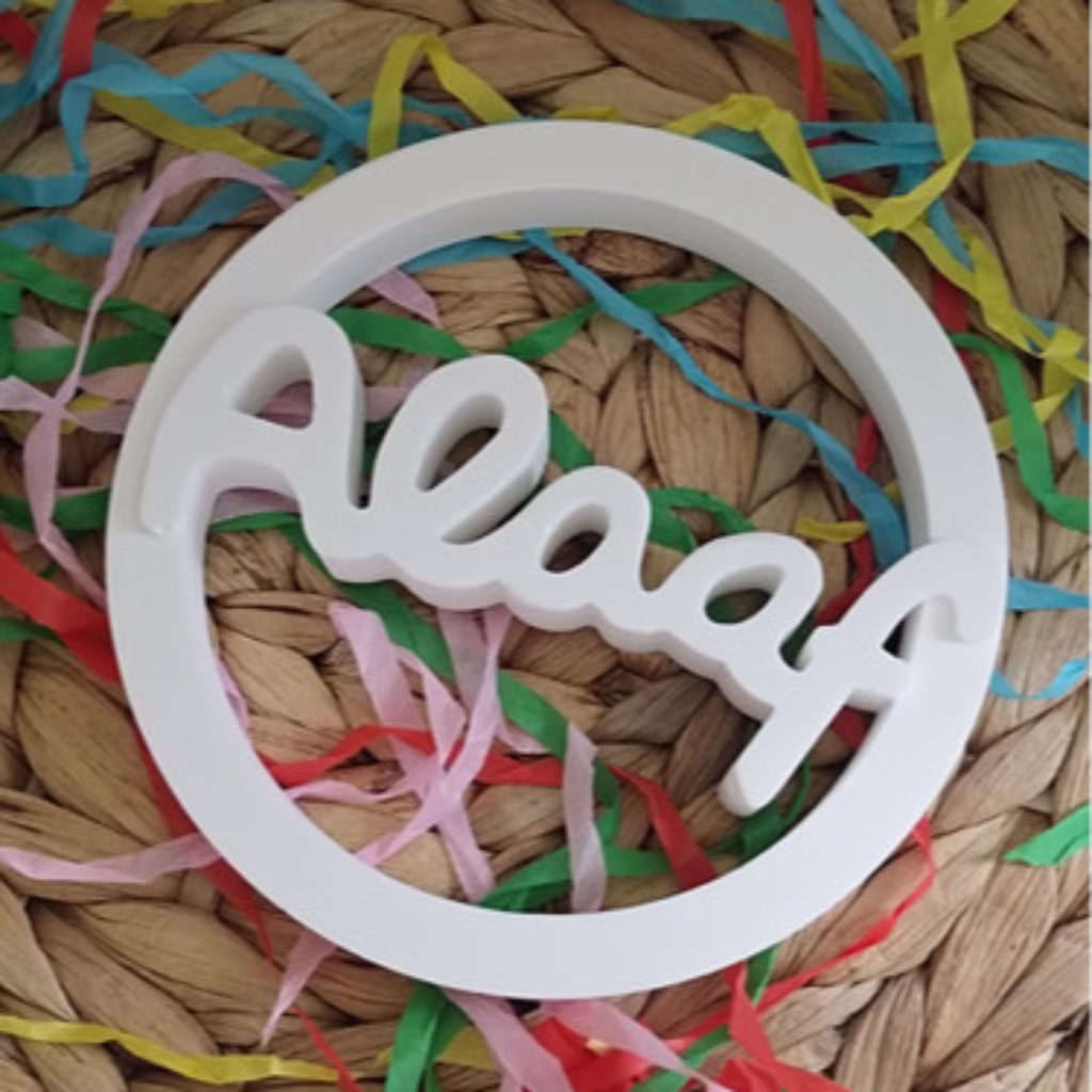 Loop Alaaf aus Raysin als dekorative Karnevalsdeko für Köln Fans, Fasching, Fensterbankdeko und kreative DIY Dekorationsideen