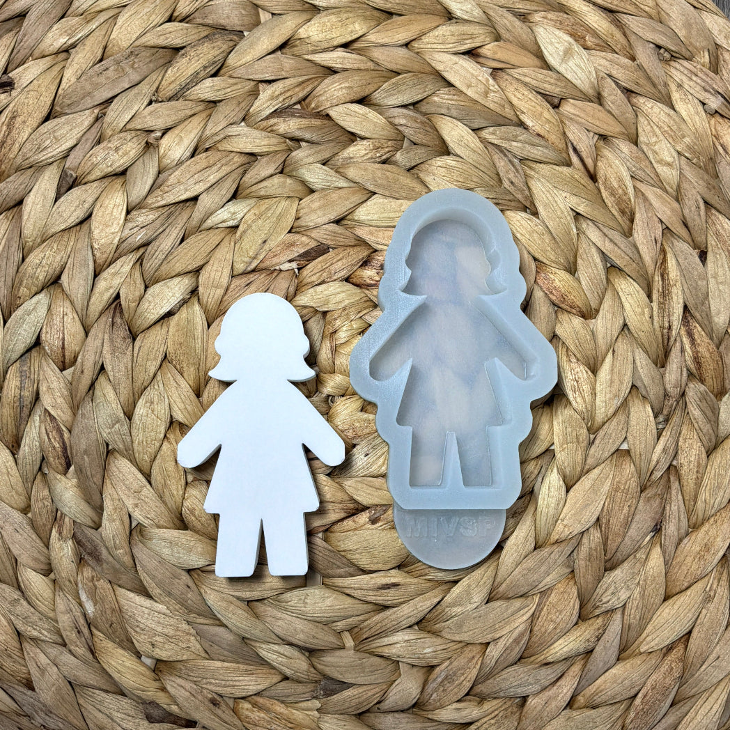 Personenfigur Mann aus Raysin als dekorative Figur für Familienaufstellungen, Wohndekoration und kreative DIY Projekte