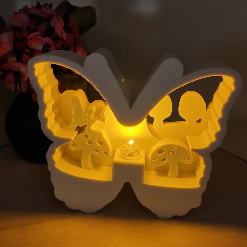 Dekorativer Schmetterling aus Raysin als moderne DIY Dekoration für Zuhause, Geschenkideen und saisonale Dekoprojekte