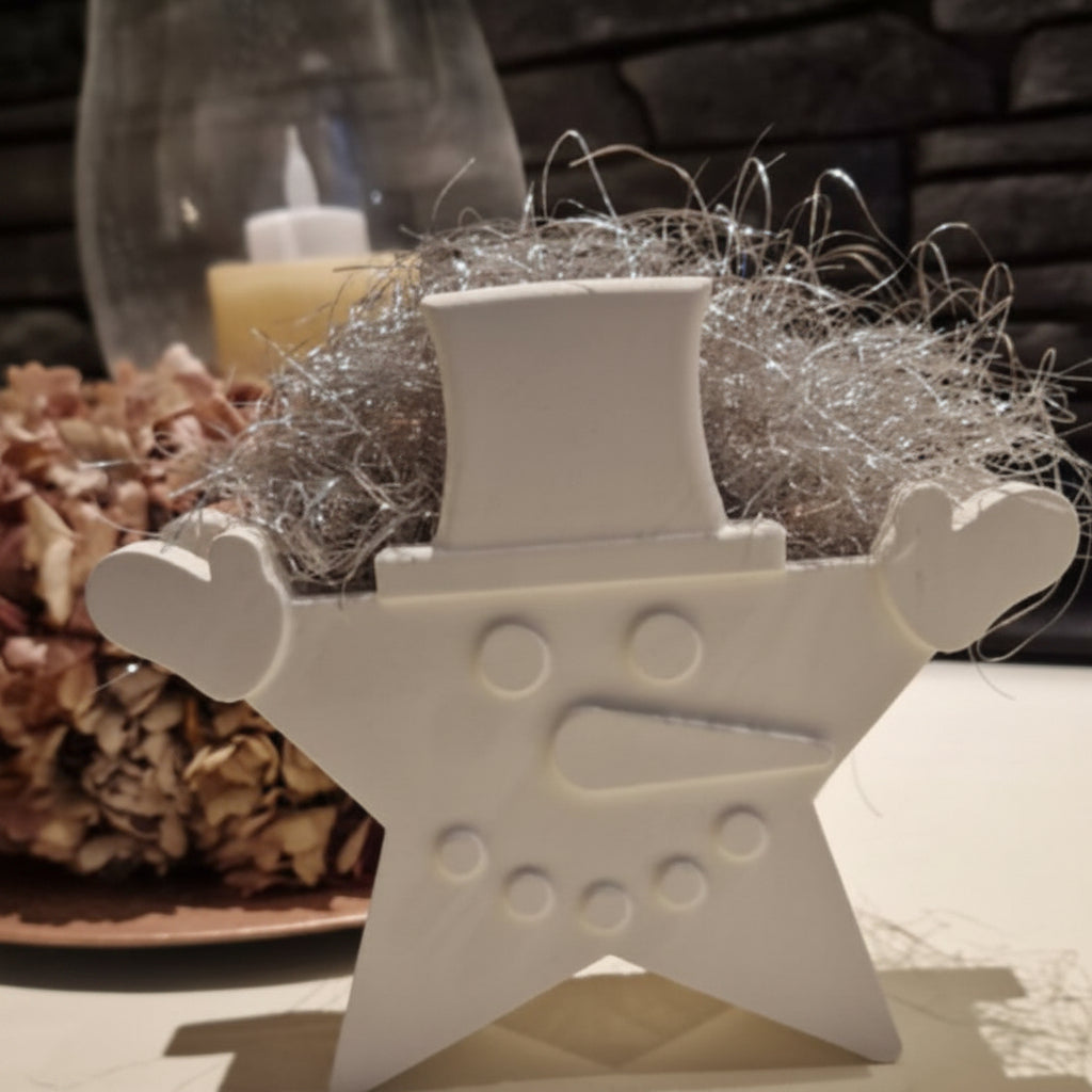 Schneemann Tasche Set Gießform aus Silikon für liebevolle Geschenkdeko und kreative Weihnachtsideen