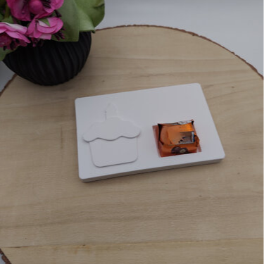 Schokohalter Muffin aus Raysin als kreative Deko und besondere Geschenkidee