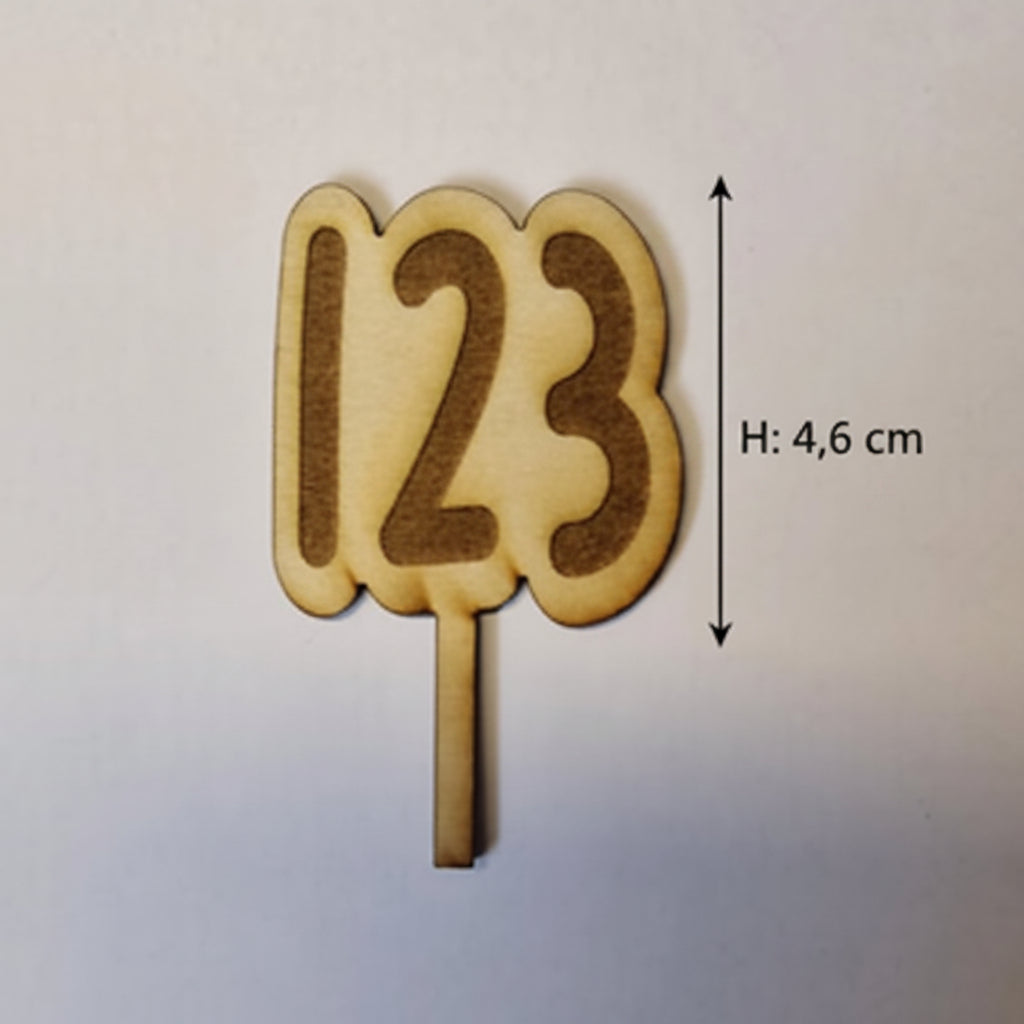 Lasercut Schule aus Holz für moderne Dekoteller und kreative Schulanfangsdekoration