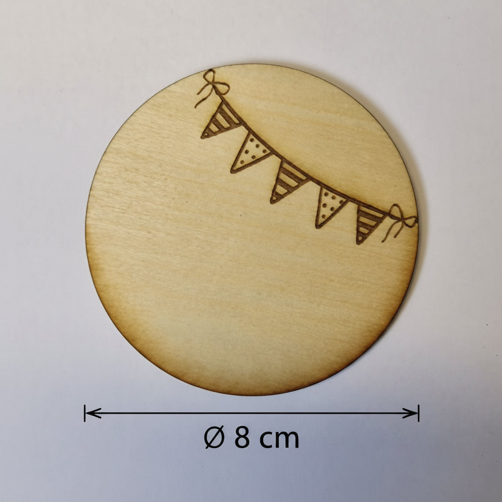 Schule Schulstart Dekoration aus 2 mm Holz für kreative Dekoteller und Geburtstagsteller zur Einschulung