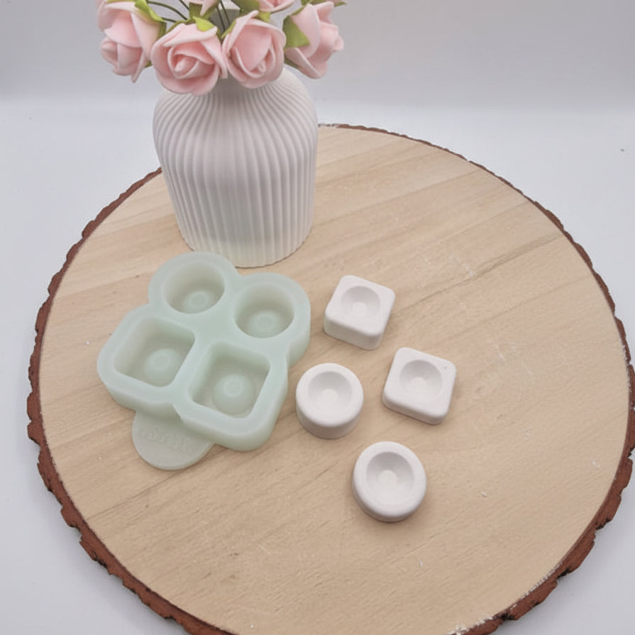 Silikonform Ballonlicht Halterung zum Gießen mit Raysin, Beton, Gips oder Keramikpulver für kreative DIY Deko.