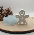 Silikonform Ballonlicht Lebkuchenmann für Raysin, Beton, Gips und Keramikpulver – festliche Gießform für Weihnachtsdeko, Winterdeko und kreative DIY Projekte