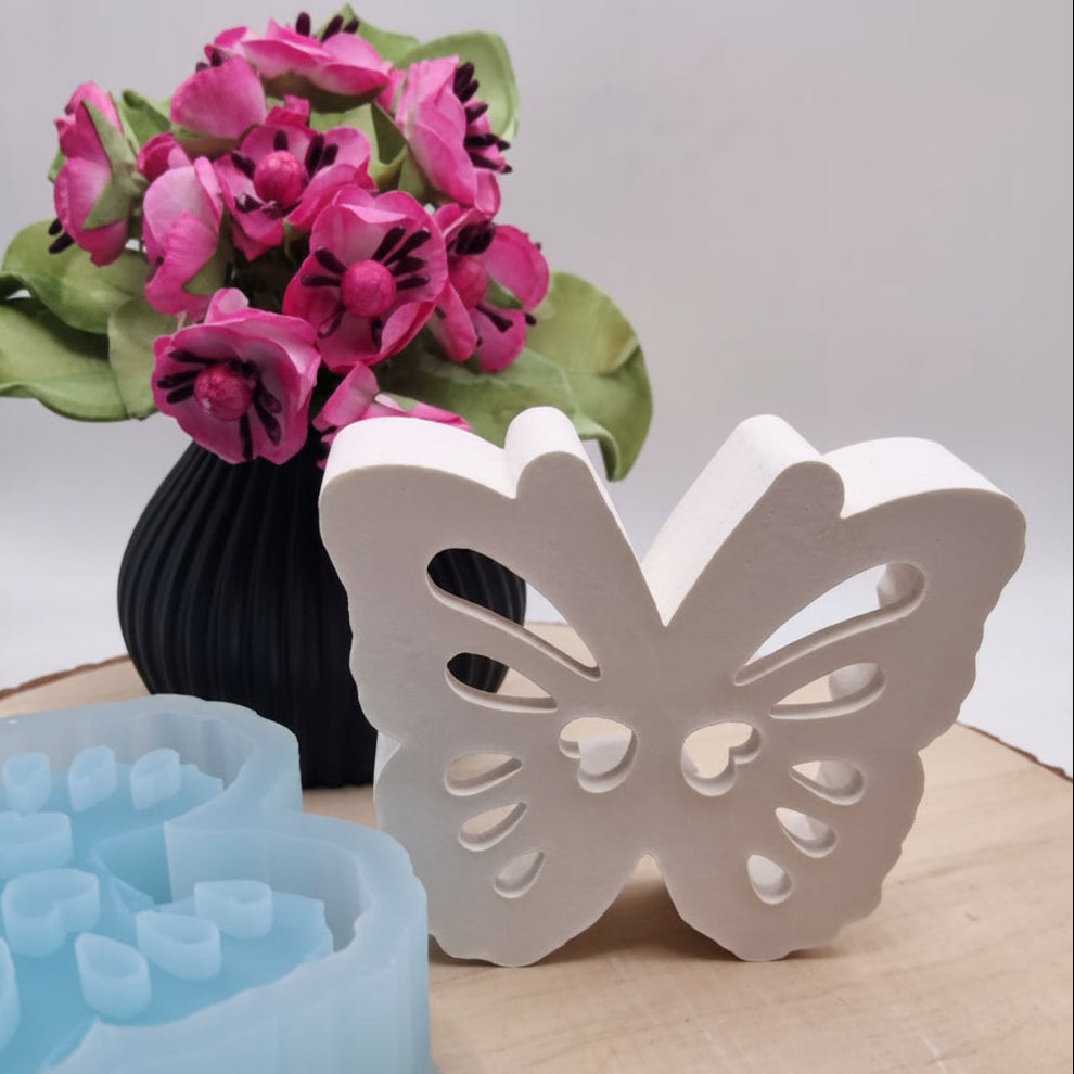 Silikonform Ballonlicht Schmetterling für Raysin, Beton, Gips und Keramikpulver – dekorative Gießform für Frühlingsdeko, Sommerdeko und kreative DIY Projekte