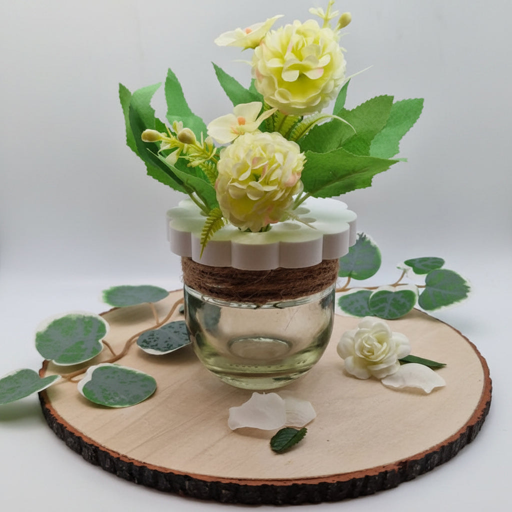 Silikonform Blumenretter Nr. 1 als Dekoform zum Gießen mit Keramikpulver, Raysin oder Gips