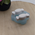 Silikonform Bonbon Mini mit Struktur für Raysin, Beton, Gips und Keramikpulver – kreative Gießform für Karneval Deko, Faschingsdeko, Streudeko und DIY Projekte