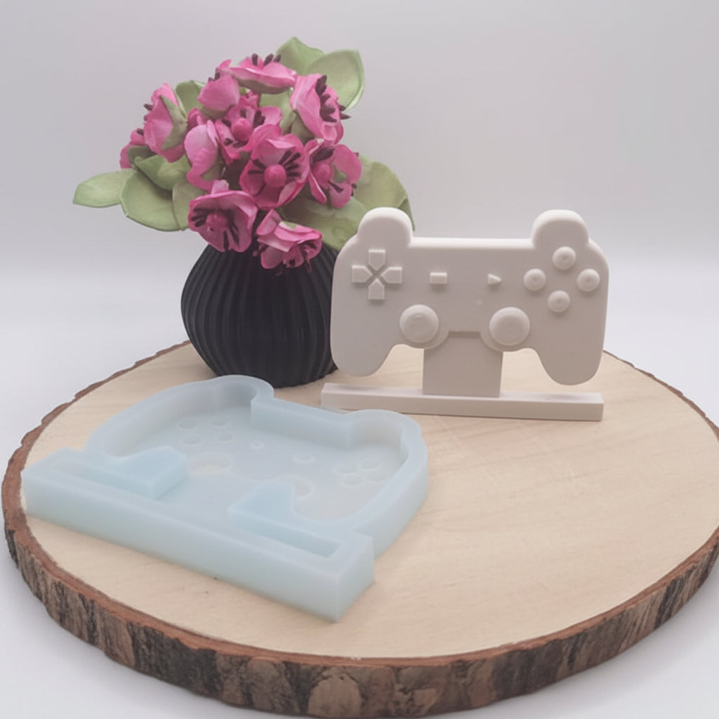 Silikonform Einschieber Joystick Controller für Raysin, Beton, Gips und Keramikpulver – kreative Gießform für Gaming Dekoration und DIY Projekte